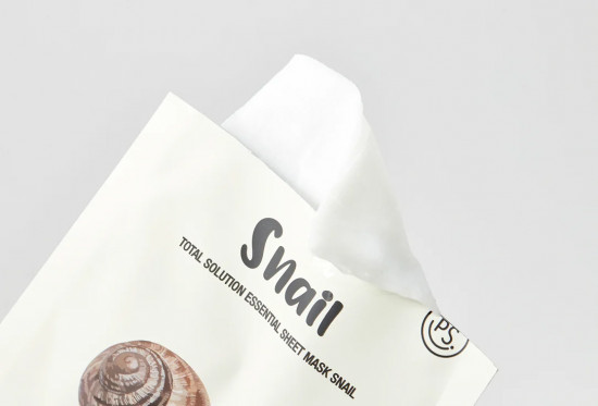 Маска для лица тканевая «Total Solution Essential Sheet Mask Snail»