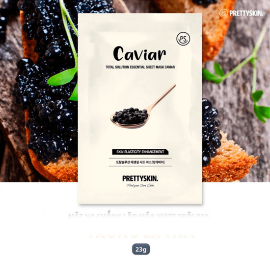 Маска для лица тканевая « Total Solution Essential Sheet Mask Caviar»