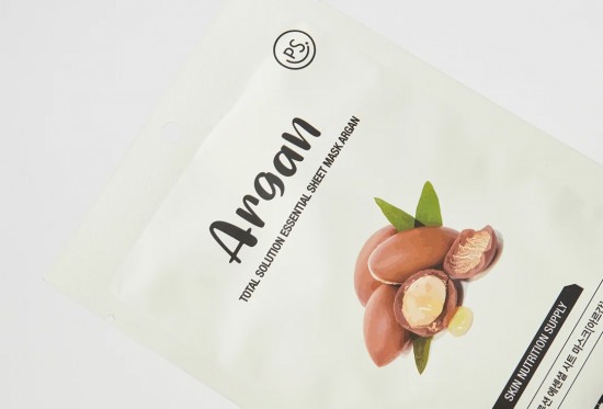 Маска для лица тканевая «Total Solution Essential Sheet Mask Argan»