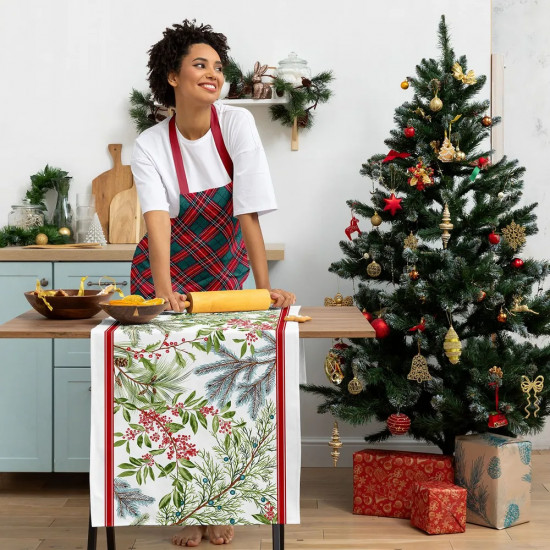 Скатерть-дорожка «Сhristmas holly»