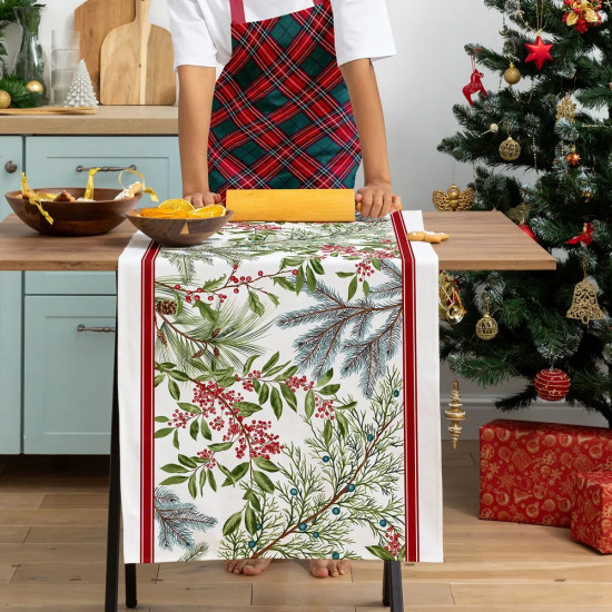 Скатерть-дорожка «Сhristmas holly»