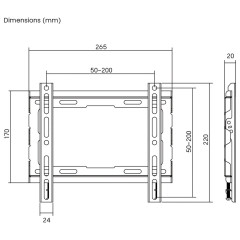Кронштейн-крепление для ТВ настенный - Фото 9