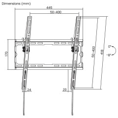 Кронштейн-крепление для ТВ настенный - Фото 10