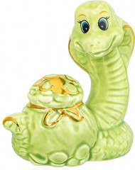 Фигурка декоративная «Змея и мешок с деньгами» - Фото 2