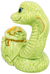 Фигурка декоративная «Змея и мешок с деньгами» - Фото 4