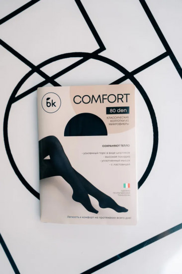 Колготки женские капроновые «Comfort 80 den р.2 Nero»