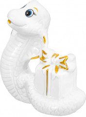 Фигурка декоративная «Змея с подарком» - Фото 3