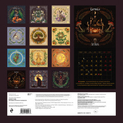Календарь настенный на 2025 год «Колесо года. Календарь магических праздников» - Фото 2