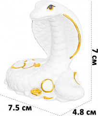 Фигурка декоративная «Змея с монетами» - Фото 1