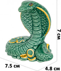 Фигурка декоративная «Змея с монетами» - Фото 1