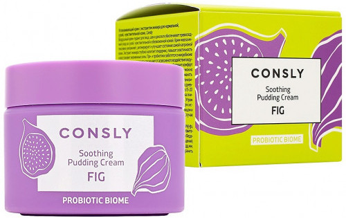 Крем-пудинг для лица успокаивающий с экстрактом инжира «Probiotic Biome Soothing Fig Pudding Cream»