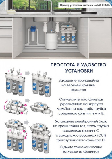 Система очистки воды обратного осмоса промо