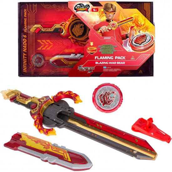 Набор игровой «Волчок Эпик Лончер Flaming Pack Blazing Bear»
