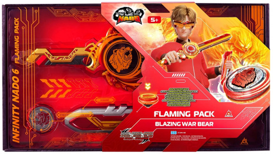 Набор игровой «Волчок Эпик Лончер Flaming Pack Blazing Bear»