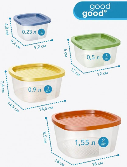 Набор контейнеров для продуктов