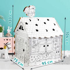 Домик-раскраска игровой развивающий «Сказочный» - Фото 10
