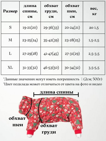 Комбинезон для собак «Пряник»