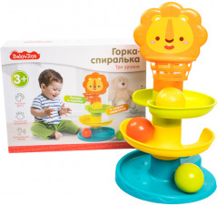 Игрушка для малышей «Горка-спиралька. Три уровня» - Фото 1