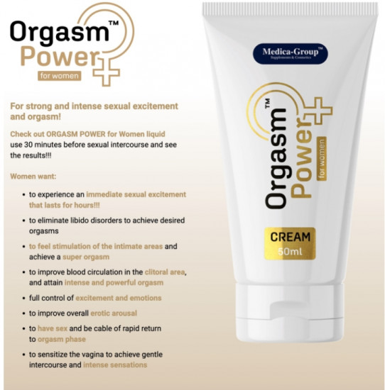 Крем для женщин усиливающий оргазм «Orgasm Power for Women Cream»