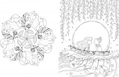 A Million Mermaids: Magical Creatures to Color - Фото 1