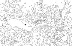 A Million Mermaids: Magical Creatures to Color - Фото 4