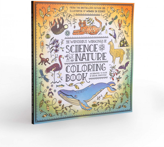 The Wondrous Workings of Science and Nature Coloring Book: 40 Line Drawings to Color