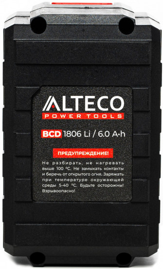 Аккумулятор Alteco BCD 1806