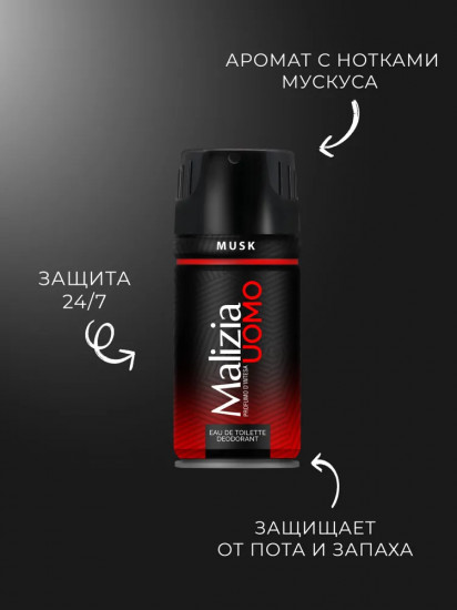 Дезодорант-спрей для тела мужской «Musk»