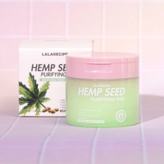 Успокаивающие пэды для чувствительной кожи «Hemp Seed Purifying Pad»