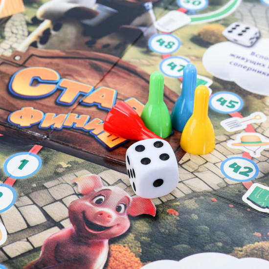 Игра-ходилка «Гонки на ферме»