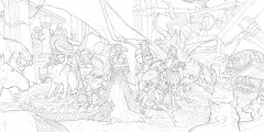 The Dungeons & Dragons Coloring Book: 80 Adventurous Line Drawings - Фото 1