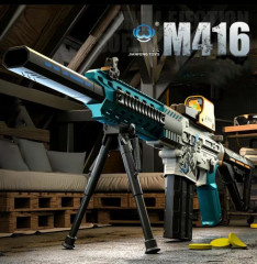 Игрушечный автомат с мягкими пулями «M416 Educational Set» - Фото 1