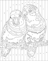 Calm Large Print Colour by Numbers - Фото 2