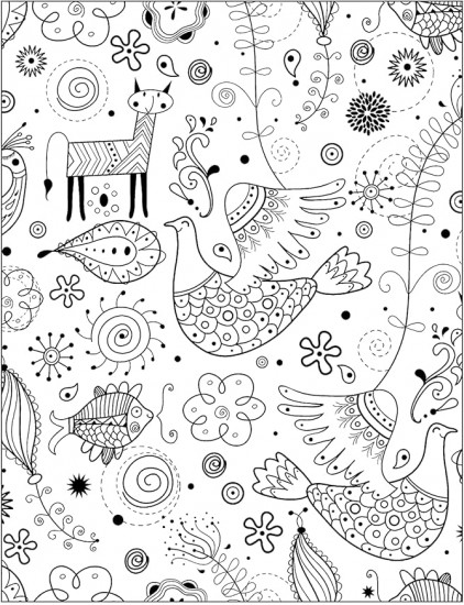Calm Colouring Book