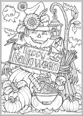 Creative Haven Autumn Harvest Coloring Book - Фото 4
