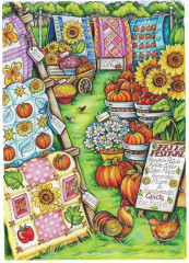 Creative Haven Autumn Harvest Coloring Book - Фото 15