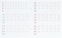 Цветные прописи «Пишем цифры» - Фото 1