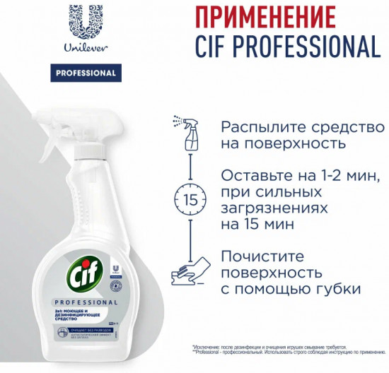 Средство моющее дезинфицирующее 2 в 1