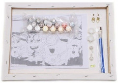 Набор для раскрашивания по номерам на холсте «Афремов. Танцующая под дождем» (40х50 см) - Фото 3