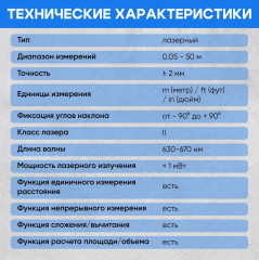 Дальномер лазерный H-DS50 - Фото 9