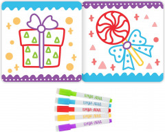 Многоразовая раскраска «Дед Мороз. Для самых маленьких» - Фото 2