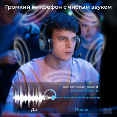 Наушники беспроводные игровые - Фото 5