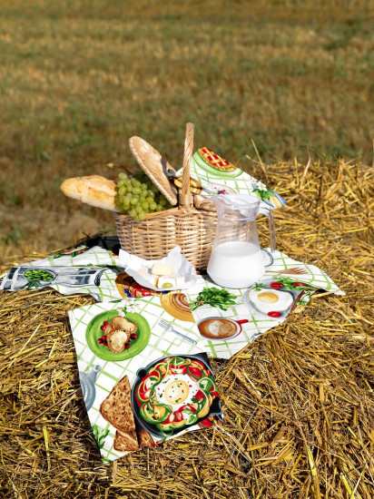 Комплект полотенец вафельных «Brunch»