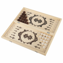 Шахматы, шашки, нарды 3 в 1 - Фото 14