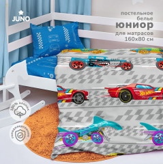 Комплект постельного белья «Гоночные машинки» - Фото 1