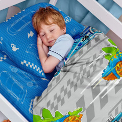 Комплект постельного белья «Гоночные машинки» - Фото 5