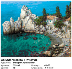 Картина по номерам «Домик Чехова в Гурзуфе» - Фото 1