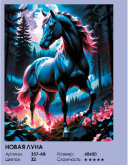 Картина по номерам «Новая луна» - Фото 1