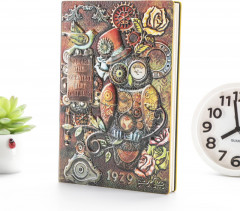 Блокнот с 3D-обложкой «Стимпанк сова» - Фото 4