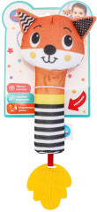 Игрушка-погремушка с пищалкой «Лиса» - Фото 1